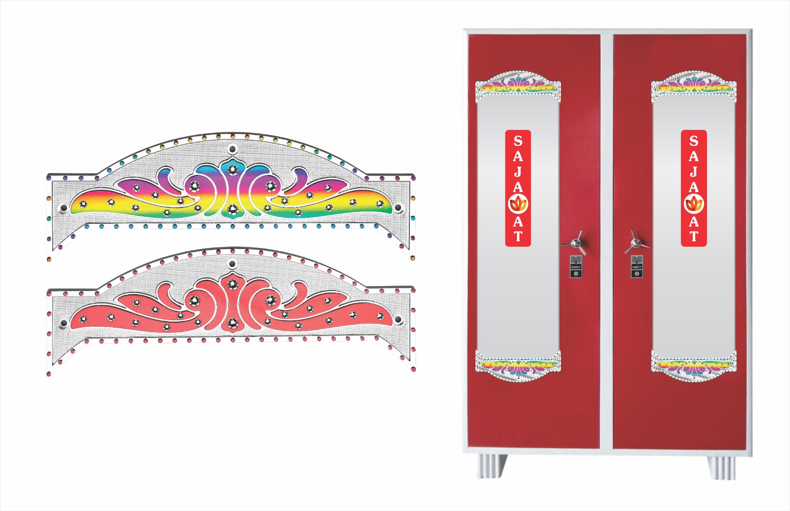 Almirah Nice Mirror Frames